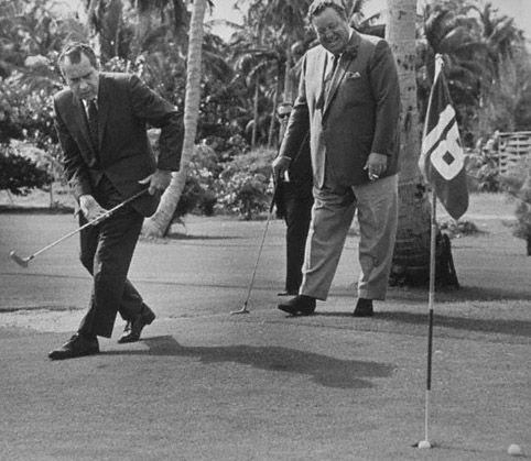 Jackie Gleason and Richard Nixon